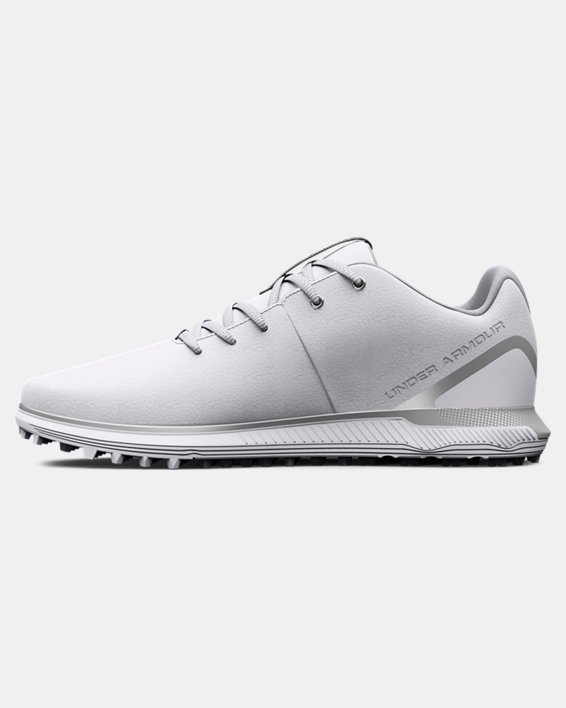 Men's UA HOVR™ Fade 2 Spikeless Wide (2E) Golf Shoes, White, pdpMainDesktop image number 1